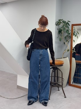 「アイテム（トートバッグ）」を使った、ayakaさん（レディース・158cm・20代）の秋コーディネート