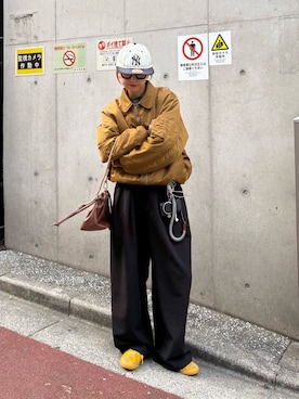 「アイテム（ジャケット/アウター）」を使った、ayakaさん（レディース・158cm）の秋コーディネート