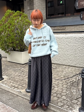 「アイテム（スカート）」を使った、ayakaさん（レディース・158cm・20代）の秋コーディネート