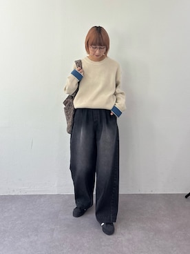 「アイテム（トートバッグ）」を使った、ayakaさん（レディース・158cm・20代）の秋コーディネート