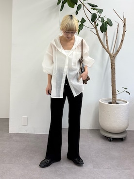 「CIAOPANIC TYPY（チャオパニックティピー）のアイテム（シューズ）」を使った、ayakaさん（レディース・158cm）の春コーディネート