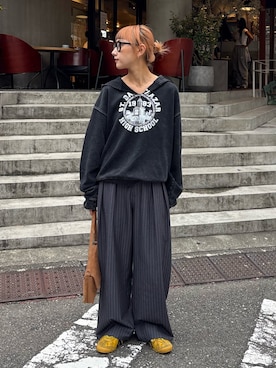 「アイテム（パンツ）」を使った、ayakaさん（レディース・158cm）の秋コーディネート