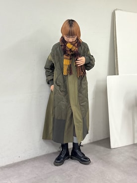 「アイテム（マフラー）」を使った、ayakaさん（レディース・158cm・20代）の冬コーディネート