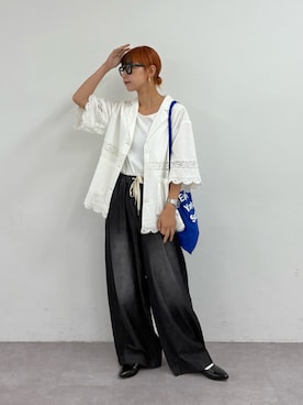「アイテム（タンクトップ）」を使った、ayakaさん（レディース・158cm・20代）の夏コーディネート