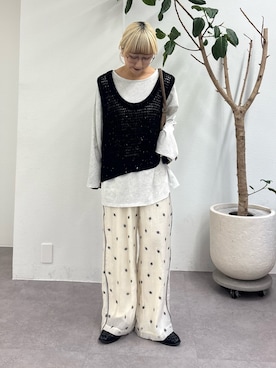 「CIAOPANIC TYPY（チャオパニックティピー）のアイテム（シューズ）」を使った、ayakaさん（レディース・158cm）の春コーディネート