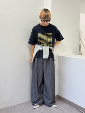 「アイテム（カーディガン/ボレロ）」を使った、ayakaさん（レディース・158cm・20代）の夏コーディネート