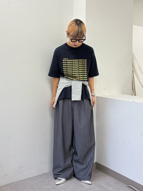 【UNISEX】タックボリュームワイドスラックス