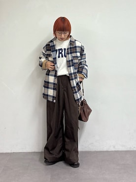 「アイテム（ハンドバッグ）」を使った、ayakaさん（レディース・158cm・20代）の秋コーディネート