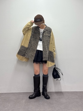 「etsinta（エシンタ）のアイテム」を使った、ayakaさん（レディース・158cm）の冬コーディネート