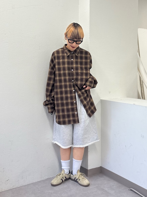 【UNISEX】ルーズシルエットレギュラーカラーアソートシャツ