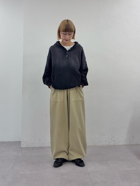 「CIAOPANIC TYPY（チャオパニックティピー）のアイテム（パンツ）」を使った、ayakaさん（レディース・158cm）の冬コーディネート