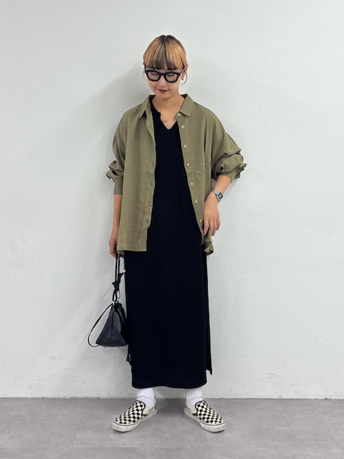 【低身長・高身長対応/サイズ展開あり【WEB限定】サーマルスキッパーワンピース