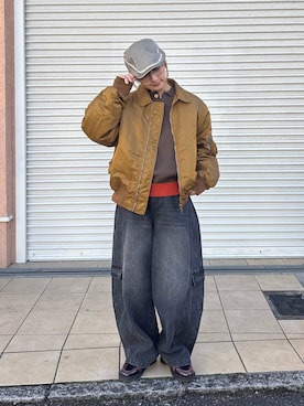 「CIAOPANIC TYPY（チャオパニックティピー）のアイテム（パンツ）」を使った、ayakaさん（レディース・158cm）の冬コーディネート