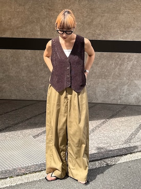 「アイテム（パンツ）」を使った、ayakaさん（レディース・158cm・20代）の夏コーディネート
