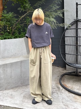 「GEVACO（ゲバコ）のアイテム」を使った、ayakaさん（レディース・158cm）の春コーディネート