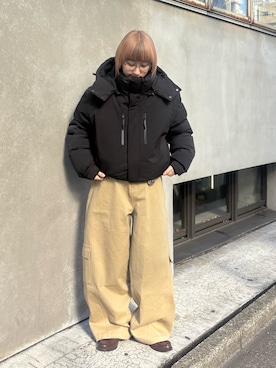 「アイテム（デニムパンツ）」を使った、ayakaさん（レディース・158cm・20代）の冬コーディネート