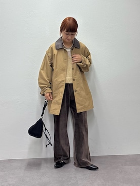 「アイテム（その他アウター）」を使った、ayakaさん（レディース・158cm）の秋コーディネート