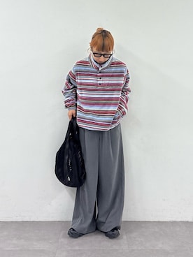 「アイテム（パンツ）」を使った、ayakaさん（レディース・158cm）の秋コーディネート