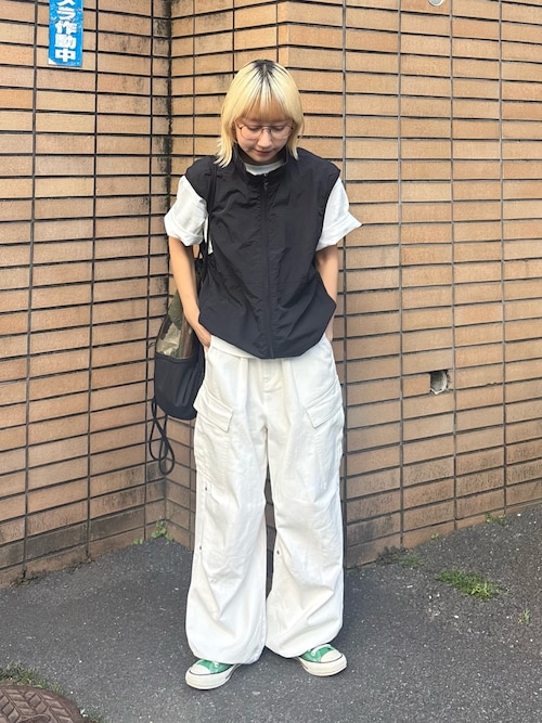 WEB限定】【ユニセックス】撥水ドロストナイロンベスト（ベスト