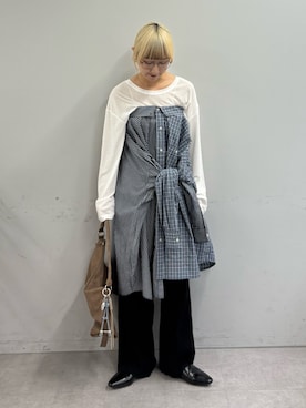 「CIAOPANIC TYPY（チャオパニックティピー）のアイテム（シューズ）」を使った、ayakaさん（レディース・158cm）の春コーディネート