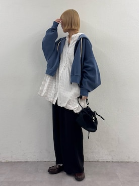 「CIAOPANIC TYPY（チャオパニックティピー）のアイテム（スラックス）」を使った、ayakaさん（レディース・158cm）の春コーディネート