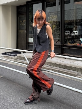 「アイテム（スウェットパンツ）」を使った、ayakaさん（レディース・158cm）の夏コーディネート