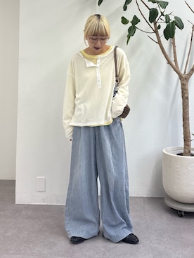 「CIAOPANIC TYPY（チャオパニックティピー）のアイテム（シューズ）」を使った、ayakaさん（レディース・158cm）の春コーディネート