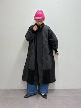 「アイテム（モッズコート）」を使った、ayakaさん（レディース・158cm・20代）の冬コーディネート