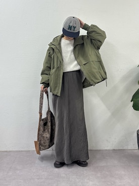 「アイテム（トートバッグ）」を使った、ayakaさん（レディース・158cm・20代）の秋コーディネート