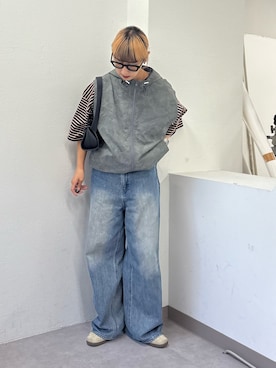 「CIAOPANIC TYPY（チャオパニックティピー）のアイテム（パンツ）」を使った、ayakaさん（レディース・158cm）の夏コーディネート