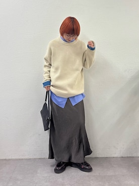 「アイテム（スカート）」を使った、ayakaさん（レディース・158cm・20代）の秋コーディネート