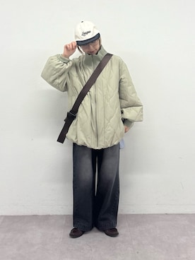 「アイテム（ブルゾン）」を使った、ayakaさん（レディース・158cm・20代）の冬コーディネート