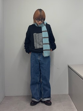 「アイテム（マフラー）」を使った、ayakaさん（レディース・158cm・20代）の冬コーディネート