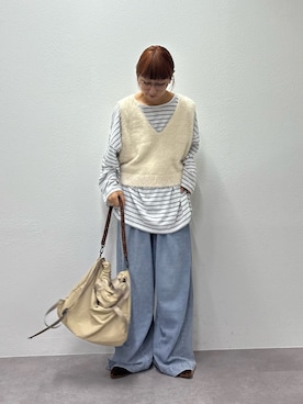 「アイテム（トップス）」を使った、ayakaさん（レディース・158cm・20代）の秋コーディネート