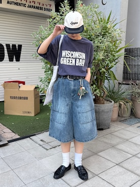 「CIAOPANIC TYPY（チャオパニックティピー）のアイテム（シューズ）」を使った、ayakaさん（レディース・158cm）の春コーディネート