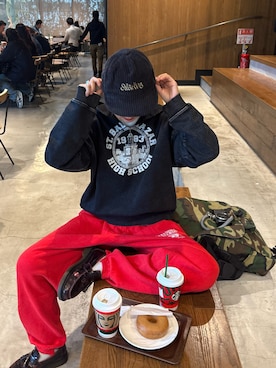 「アイテム（パーカー）」を使った、ayakaさん（レディース・158cm・20代）の秋コーディネート