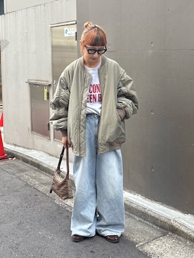 「アイテム（パンツ）」を使った、ayakaさん（レディース・158cm）の秋コーディネート