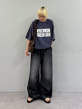 「CIAOPANIC TYPY（チャオパニックティピー）のアイテム（バッグ）」を使った、ayakaさん（レディース・158cm）の夏コーディネート