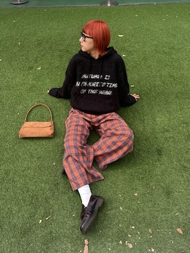 「アイテム（パーカー）」を使った、ayakaさん（レディース・158cm・20代）の秋コーディネート