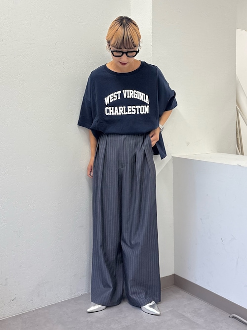 【UNISEX】タックボリュームワイドスラックス