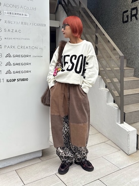 「CIAOPANIC TYPY（チャオパニックティピー）のアイテム（ショルダーバッグ）」を使った、ayakaさん（レディース・158cm）の秋コーディネート