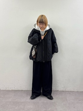 「CIAOPANIC TYPY（チャオパニックティピー）のアイテム（ブルゾン）」を使った、ayakaさん（レディース・158cm）の冬コーディネート