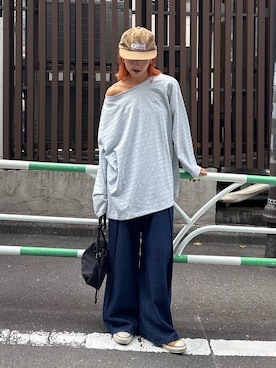 「アイテム（デニムパンツ）」を使った、ayakaさん（レディース・158cm・20代）の秋コーディネート