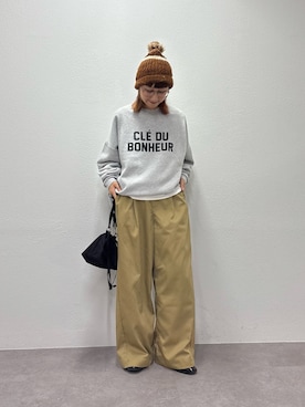 「アイテム（スウェット）」を使った、ayakaさん（レディース・158cm・20代）の秋コーディネート