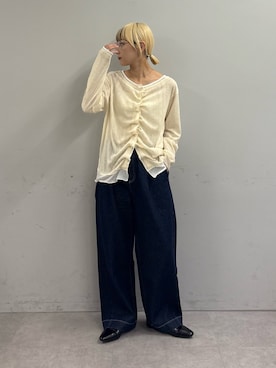 「CIAOPANIC TYPY（チャオパニックティピー）のアイテム（シューズ）」を使った、ayakaさん（レディース・158cm）の春コーディネート