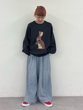 「アイテム（パンツ）」を使った、ayakaさん（レディース・158cm）の秋コーディネート