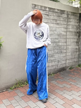 「アイテム（スウェットパンツ）」を使った、ayakaさん（レディース・158cm・20代）の秋コーディネート