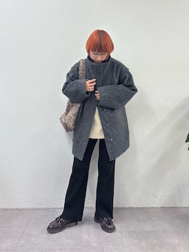 「アイテム（その他アウター）」を使った、ayakaさん（レディース・158cm）の秋コーディネート
