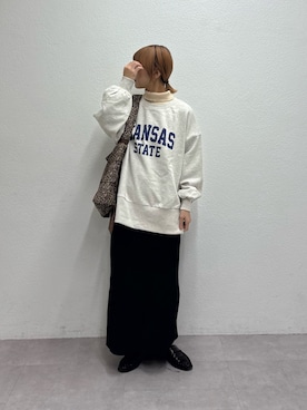 「アイテム（トートバッグ）」を使った、ayakaさん（レディース・158cm・20代）の冬コーディネート