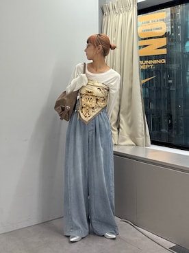 「アイテム（財布/小物）」を使った、ayakaさん（レディース・158cm）の秋コーディネート